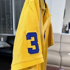 Men’s Yellow R.L. Polo with Blue detailing